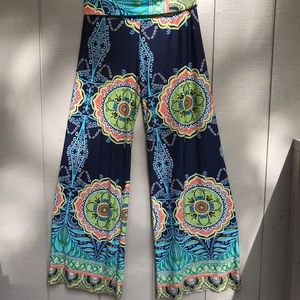 Loose bohemian patterned pants